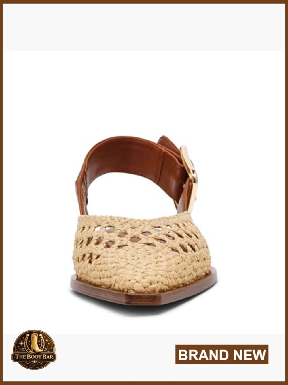 Leather Ballet Flats with Pointed Toe and Slingback Closure - Picture 2 of 7